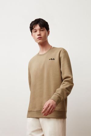 FILA Colona Sweatshirts Black,Mens Clothing | CA.NIZFRS703